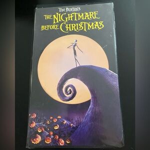 The Nightmare Before Christmas (VHS, 1994) Halloween Movie Collectible VHS